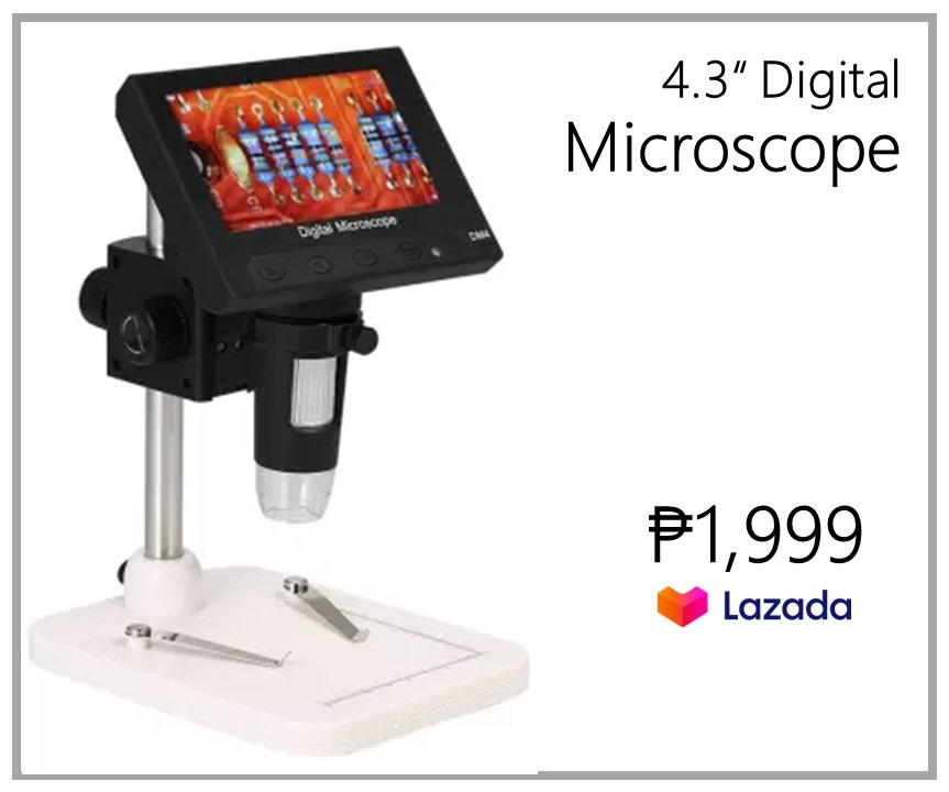MedTech Lazada 4.3 inch Digital Microscope Philippines