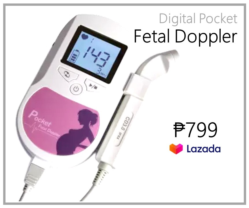 Pediatrics Lazada Digital Pocket Fetal Doppler Philippines